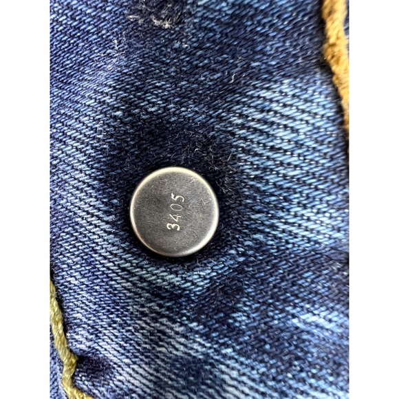 Levis 505 Jeans Mens 31x32 Blue Regular Straight Stretch Denim Pants Medium Wash - Picture 7 of 16